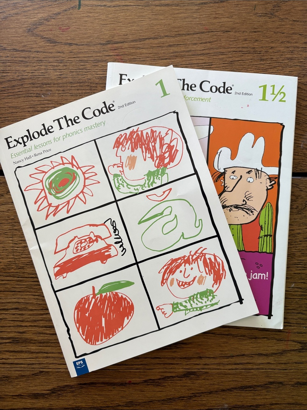 Homeschool Explode the Code 1 (NEW) and 1 1/2 (4 pages used)